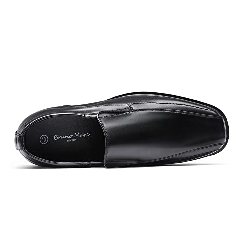 Bruno Marc Men's Square Toe Dress Loafers Shoes,Size 13,5-Black,CAMBRIDGE-05 - Image 4