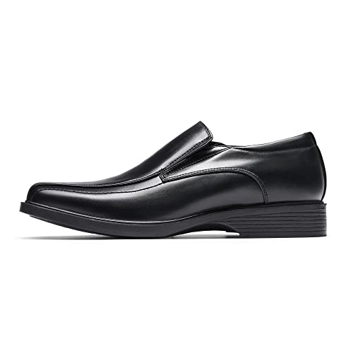 Bruno Marc Men's Square Toe Dress Loafers Shoes,Size 13,5-Black,CAMBRIDGE-05 - Image 2