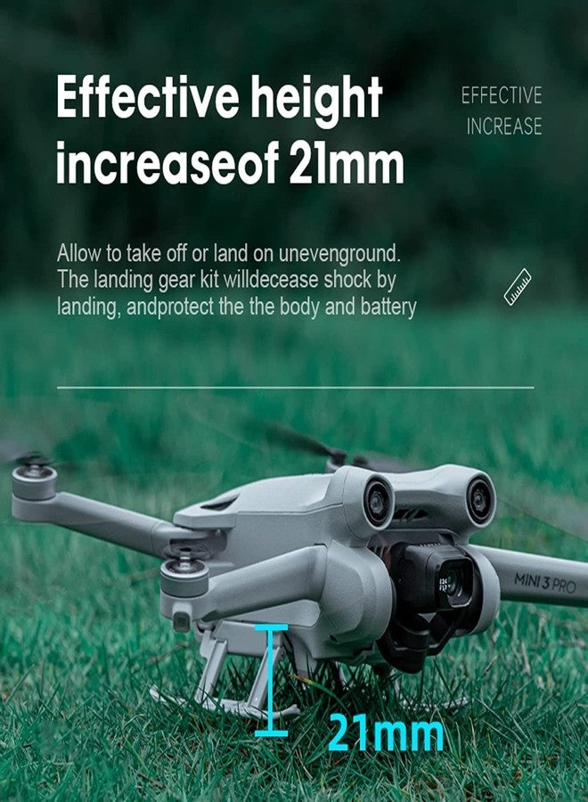 TMG Foldable Landing Gear for DJI Mini 3 Pro/3, Quick Release Height Extender Leg for Mavic Mini 3 Pro Accessories - Image 2