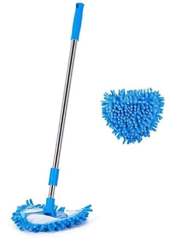 DD RETAILS DD Retails Microfiber Floor Cleaning Mop Microfiber Wet and Flat Mop with Telescopic Long Handle Dry Mop for Floor Cleaning Pack of 1  - Image 1