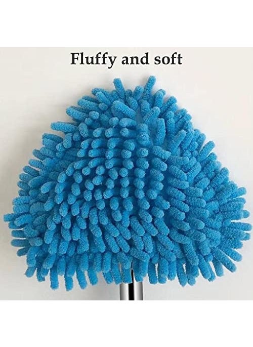 DD RETAILS DD Retails Microfiber Floor Cleaning Mop Microfiber Wet and Flat Mop with Telescopic Long Handle Dry Mop for Floor Cleaning Pack of 1  - Image 4