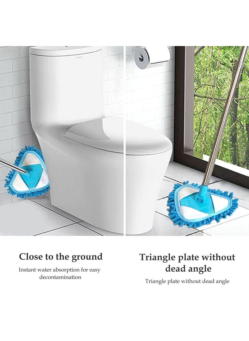 DD RETAILS DD Retails Microfiber Floor Cleaning Mop Microfiber Wet and Flat Mop with Telescopic Long Handle Dry Mop for Floor Cleaning Pack of 1  - Image 5