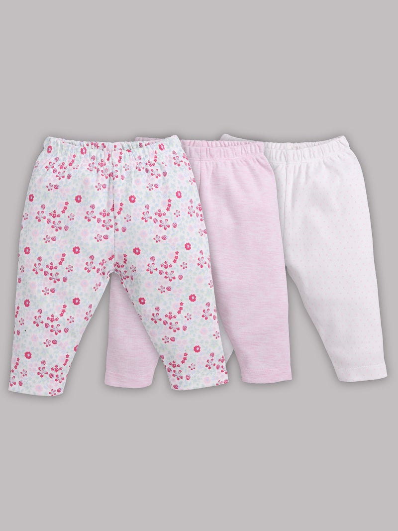 BABY GO 100% Pure Cotton Printed Pyjama for Baby  Boys and Baby Girls (Pack of 3) - Image 1