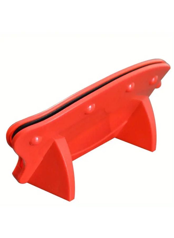 Red Plastic Playing Card Holder Hands Free Card Rack Stand For Games - Image 1