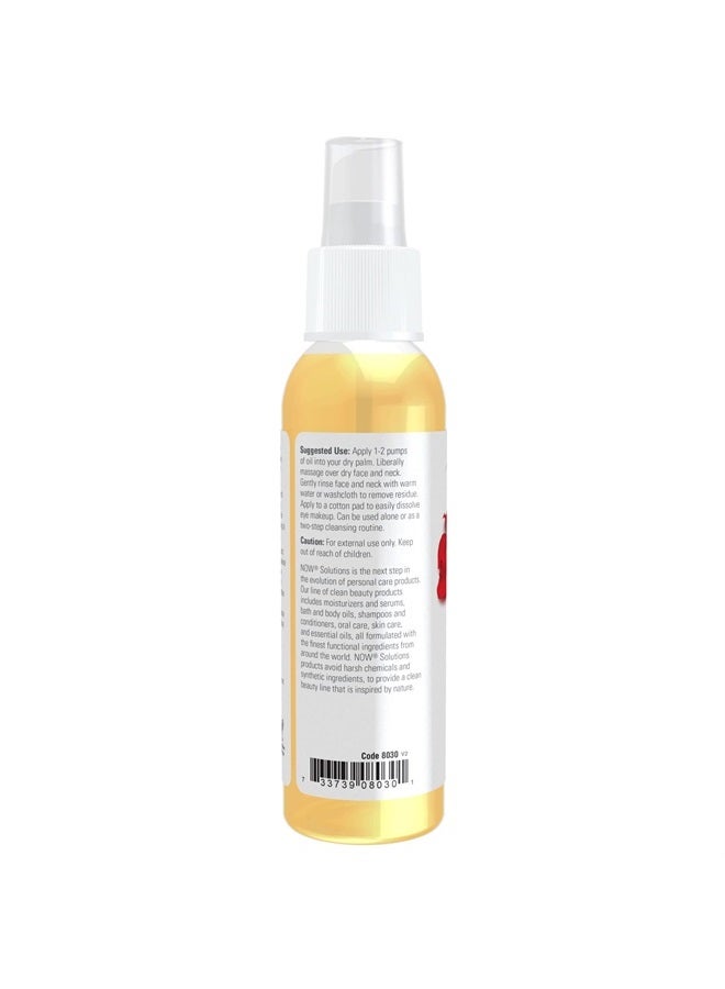 now Solutions, Soothing Rose Facial Cleansing Oil With Jojoba Oil, Vitamin E and Rose Absolute, 4 Fluid Ounce  - Image 3