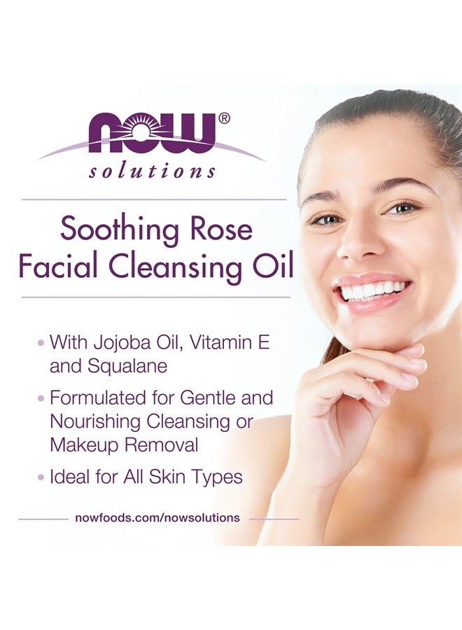 now Solutions, Soothing Rose Facial Cleansing Oil With Jojoba Oil, Vitamin E and Rose Absolute, 4 Fluid Ounce  - Image 4