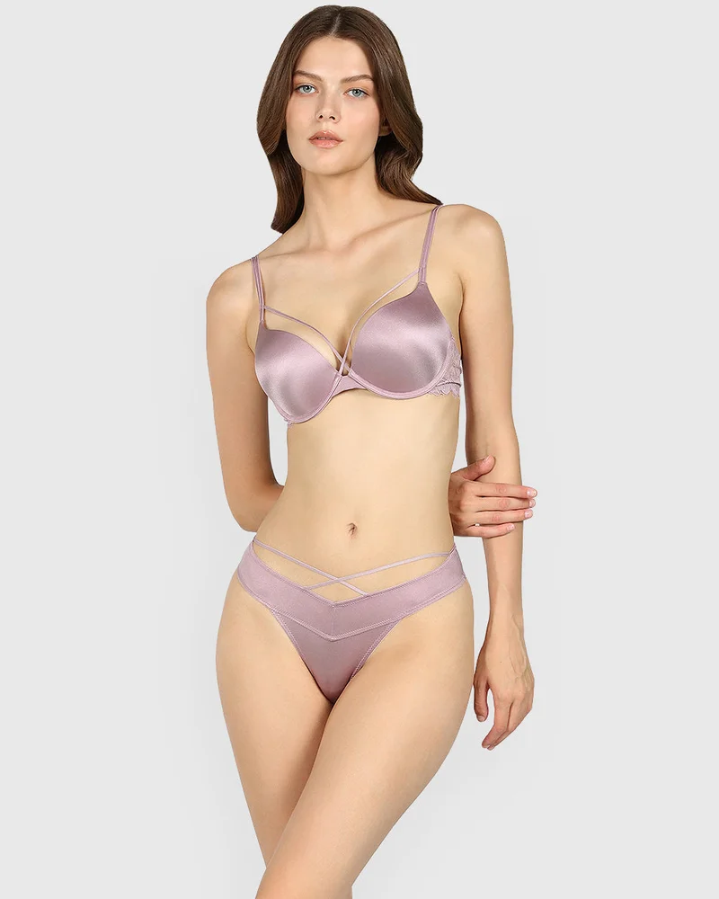 Isla & Evie Isla & Evie Obvious Double Pushup Plunge Bra