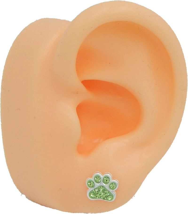 ICYROSE 925 Sterling Silver Paw Print Stud Earrings (Choose Your Style) (Nickel Free) - Image 3