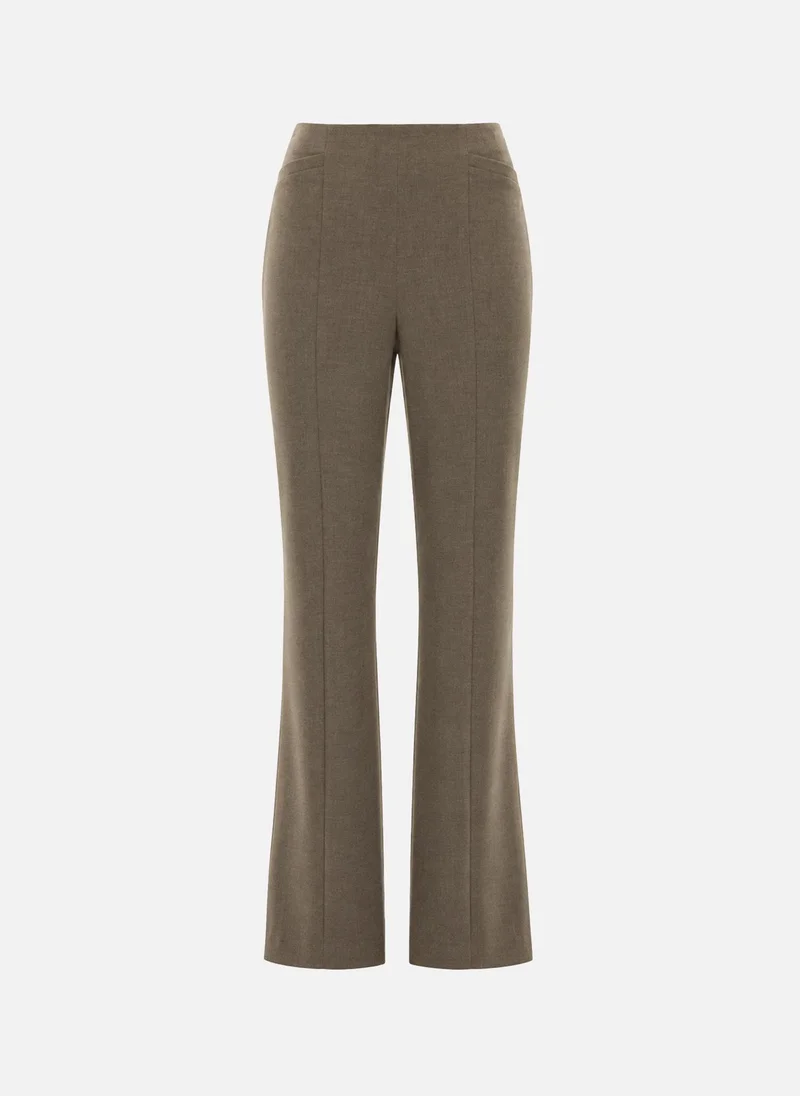 Lichi  Flared suiting trousers with creases for Women | Best Price UAE