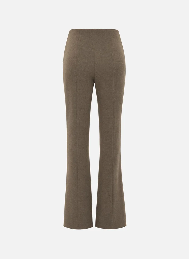 Lichi  Flared suiting trousers with creases for Women | Best Price UAE