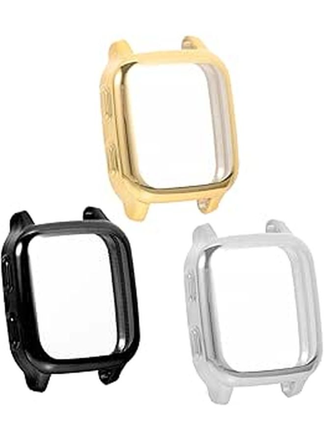 3 حزمة واقي الشاشة وغطاء الحالة لـ Garmin Venu، تركيب سهل، وصول كامل - Image 1