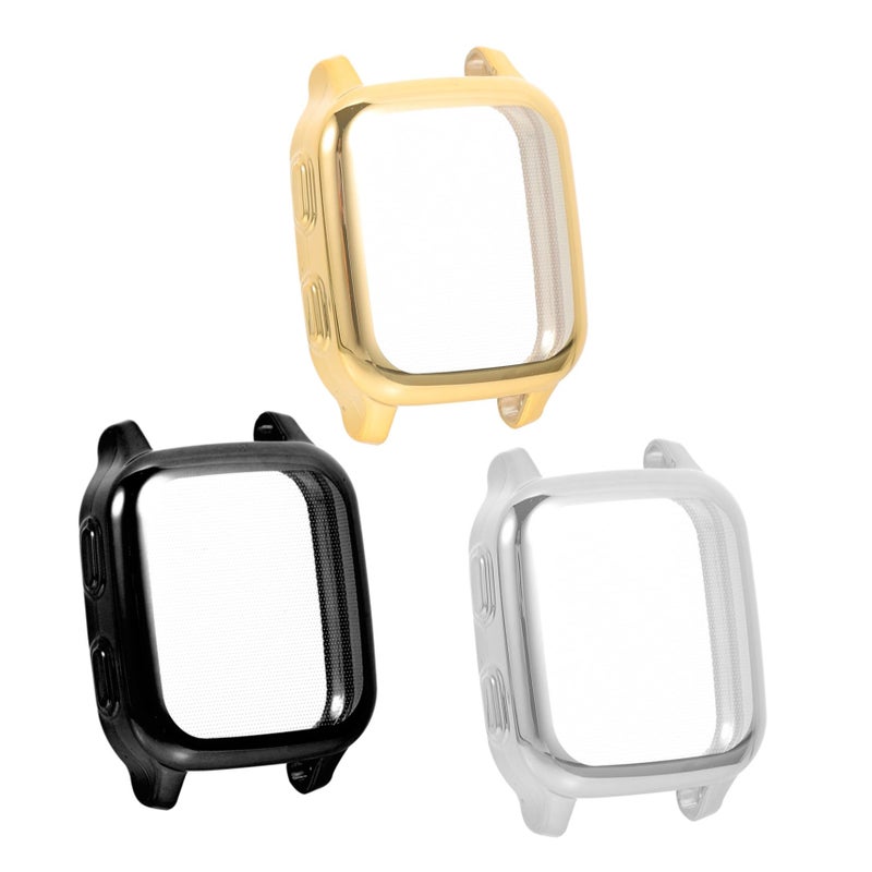 3 حزمة واقي الشاشة وغطاء الحالة لـ Garmin Venu، تركيب سهل، وصول كامل - Image 2