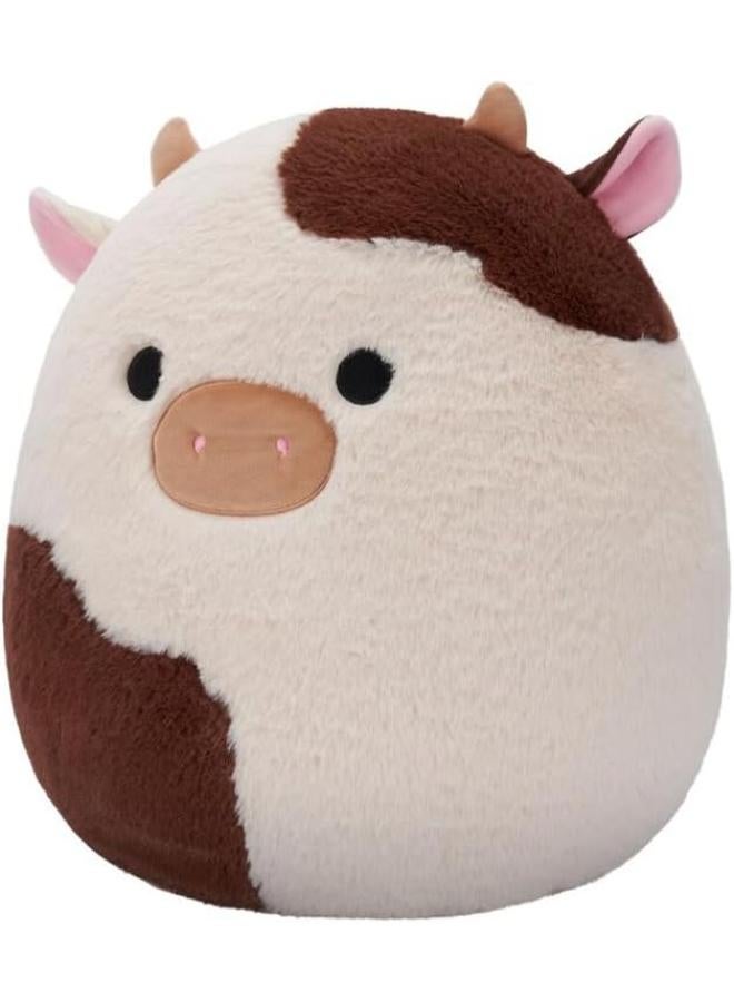 Jazwares Squishmallows - Fuzz-A-Mallows: Wildlife Squad - The Cow - Ronnie (12 Inch) (SQCR09319) - Image 2