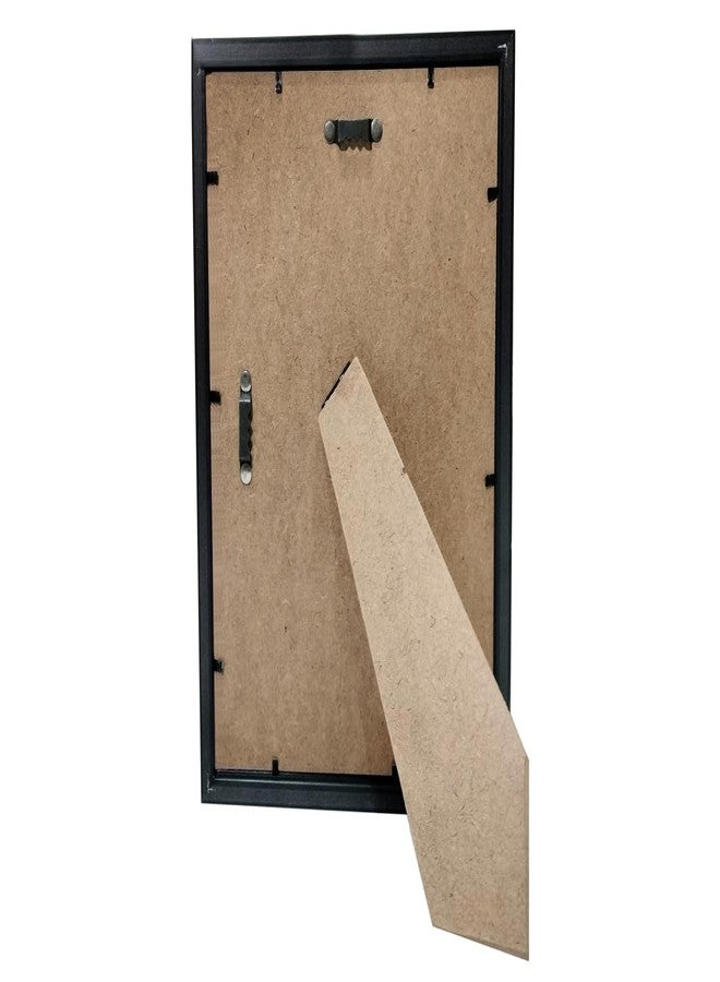 KDM HOME DECOR إطار صور من كي دي إم هوم ديكور، مقاس 6×9 بوصة، لون أسود، يُعلق على الطاولة أو الحائط. - Image 2