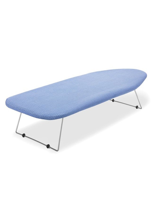 Whitmor Tabletop Ironing Board - Scorch Resistant Cover - Blue - Image 1