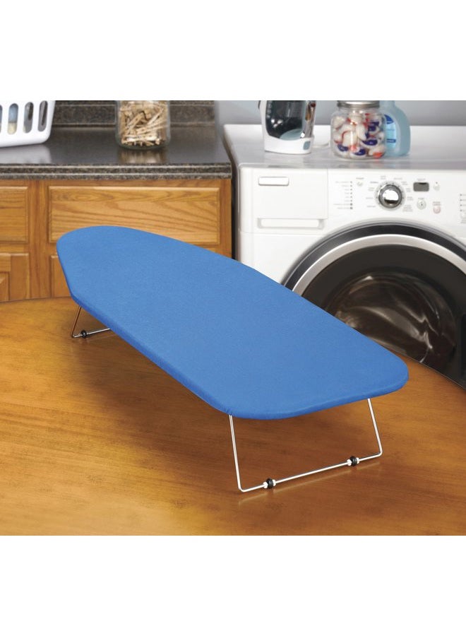 Whitmor Tabletop Ironing Board - Scorch Resistant Cover - Blue - Image 5