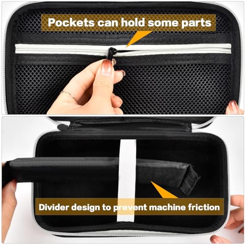 Grapsa Case Compatible with KIKIDO for Novah for GLAKER for Ufree for FADEKING for GSKY for Romanda Professional Hair Clippers, Beard Trimmer Grooming Storage Holder for Hair Trimmers Set (Box Only) - Image 4