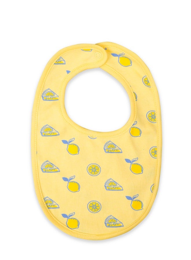 Kidbea Organic Cotton Baby Bib, Adjustable Snap Closure Soft Absorbent Feeding Bibs Apron for Newborns & Infants Child With Cute Prints | Reusable Baby Essential (Pack of 2) - Image 3