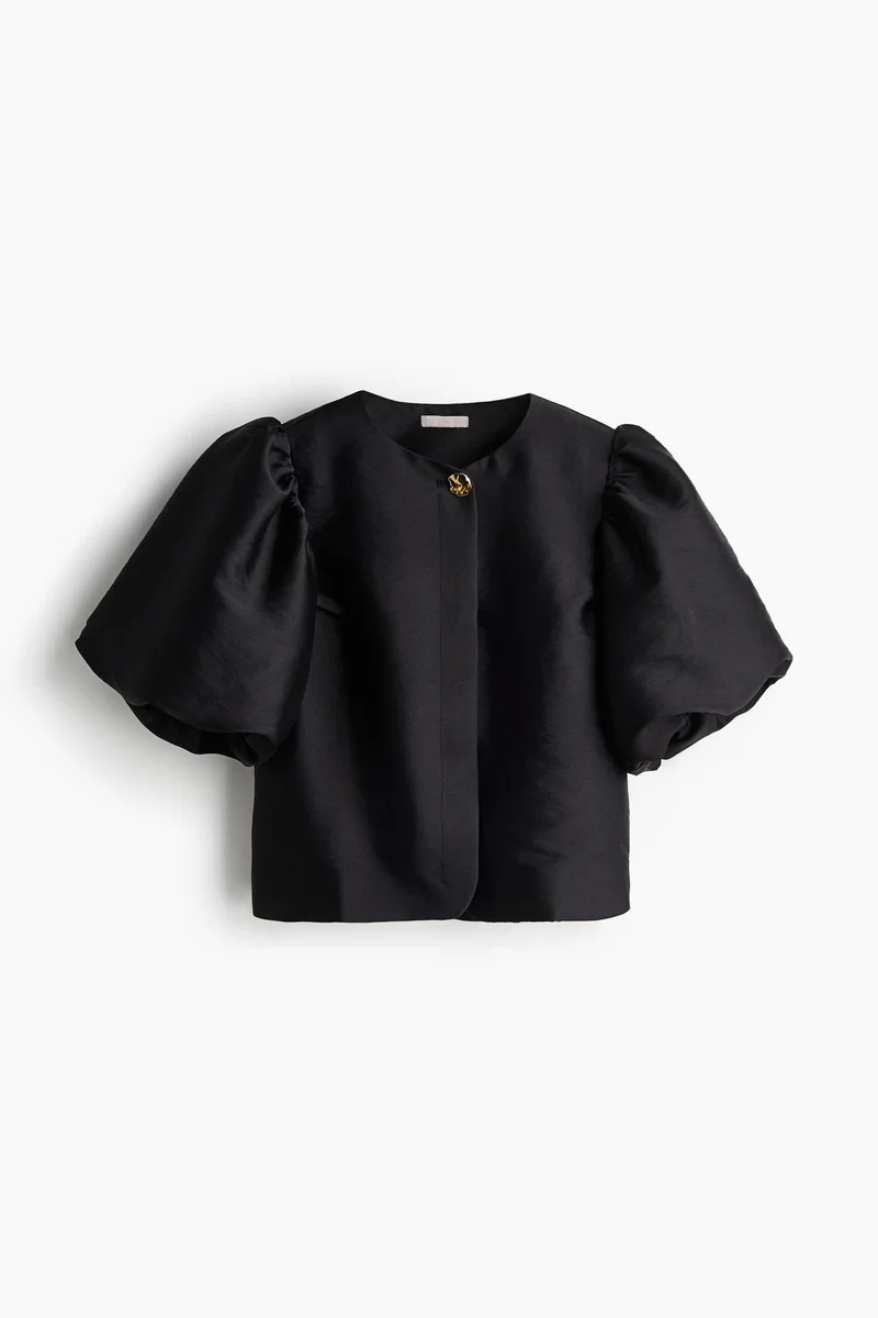 H&M Balloon-sleeved blouse