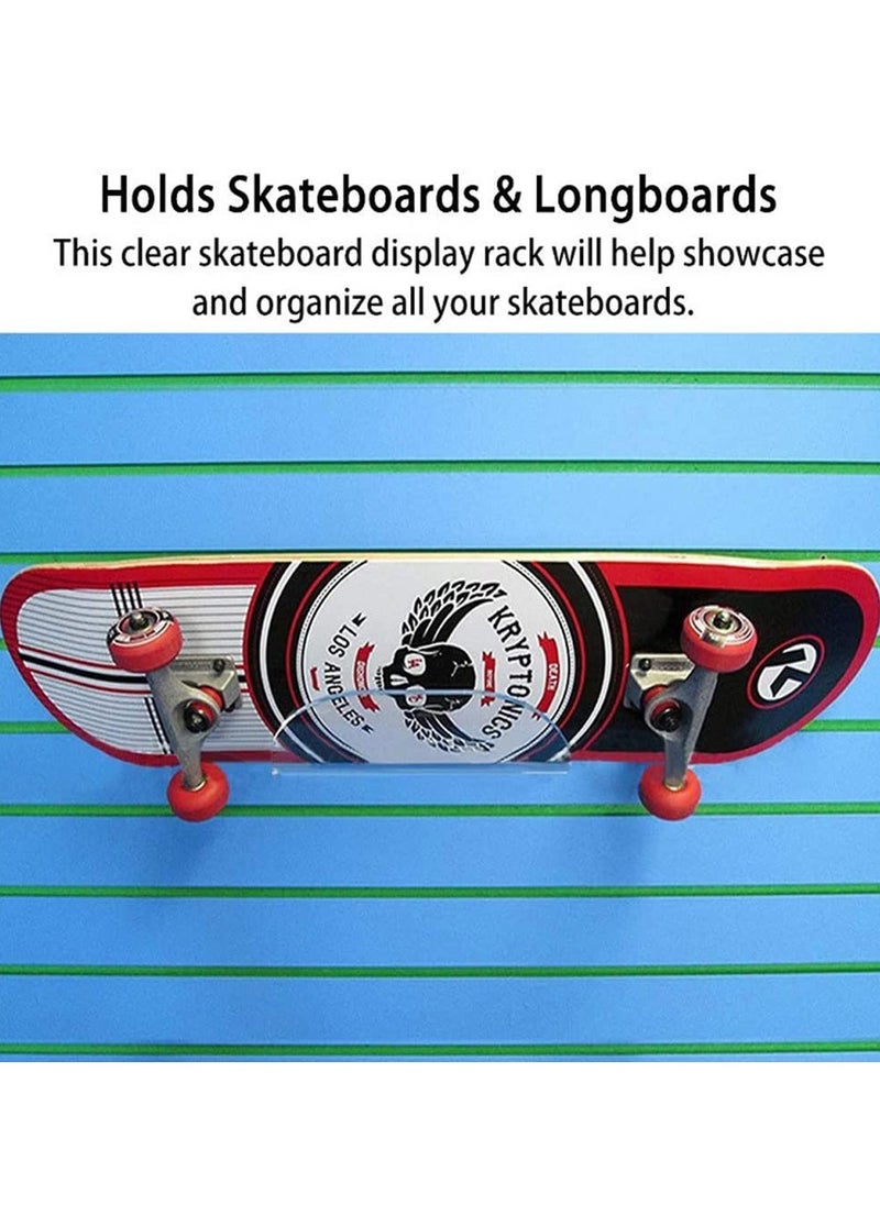Generic - Skateboard Wall Mount Display, Rack Skateboard Hanger Wall Mount, Deck Clear Display, Skateboard Storage Standater Skis and Electric Skateboard - Image 1
