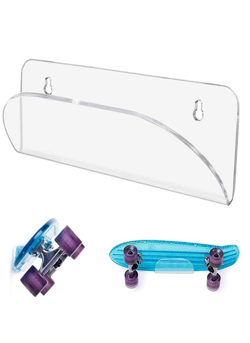 Generic - Skateboard Wall Mount Display, Rack Skateboard Hanger Wall Mount, Deck Clear Display, Skateboard Storage Standater Skis and Electric Skateboard - Image 1