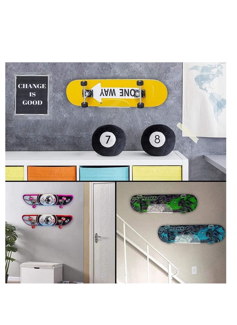 Generic - Skateboard Wall Mount Display, Rack Skateboard Hanger Wall Mount, Deck Clear Display, Skateboard Storage Standater Skis and Electric Skateboard - Image 1