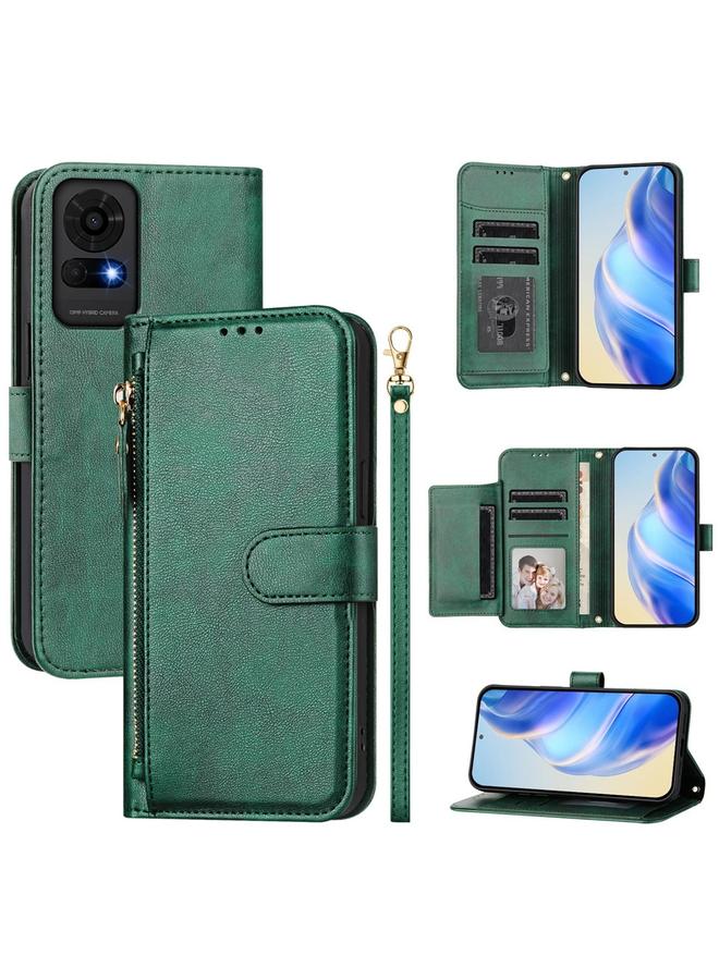 erorex Case For TCL 50 LE Multi-Card Slots Zipper Wallet Leather Phone Case  - Image 1