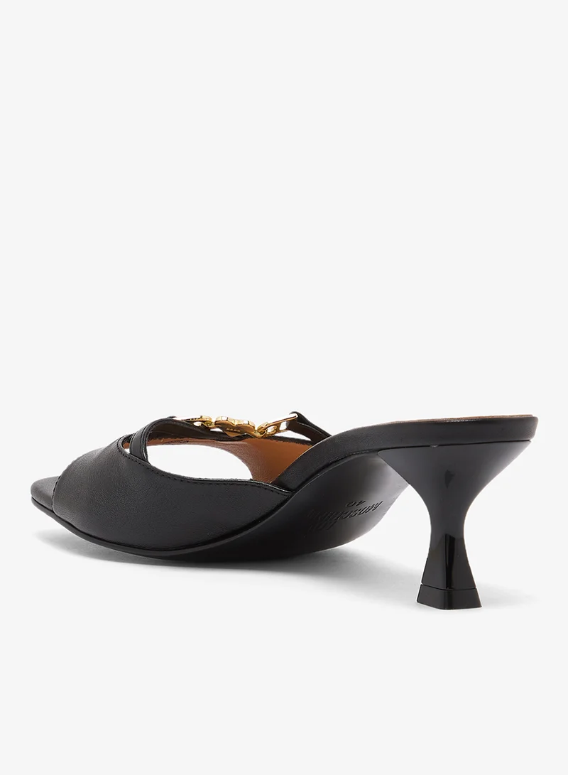 Love Moschino  Love Chain Strap Mules for Women | Best Price UAE