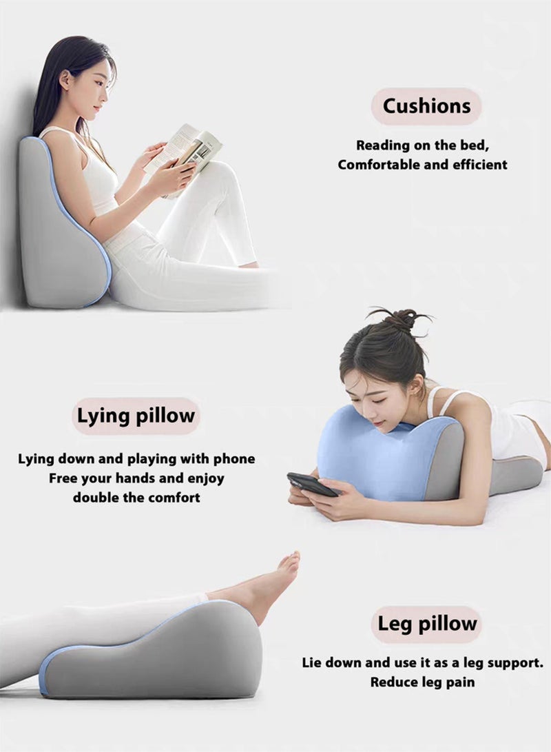 جورفنت وسادة رفع الساق متعددة الأغراض، وسادة أسفل الظهر، وسادة نوم محمولة، وسادة جسم، لرفع الساق أثناء النوم، أريكة، سفر، تخييم - Image 4