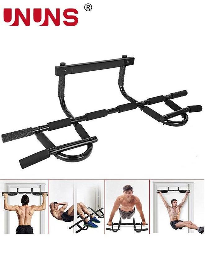 UNUNS Pull Up Bar For Doorway,Multi-Grip Chin-Up,Heavy Duty Doorway Trainer Home Gym Workout,Strength Training Pull-Up Bars,Portable Sit-Up Bars,Versatile Push Bars,Door - Image 1