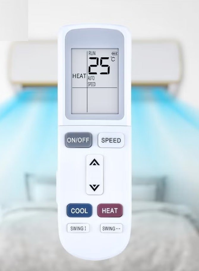 ELTRAZONE Replacement Remote Control for AUX, Rinnai, Akai, Besat, Shownic, Frego Air Conditioners | Compatible with YKR-L/101E, YKR-L/102E, YKR-L/103E - Image 1