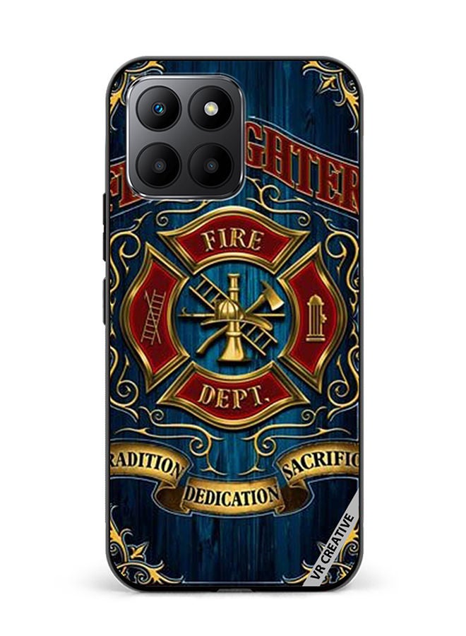 VR CREATIVE Protective Case Cover For Honor 70 Lite Fire Fighter Design Multicolour - Image 1