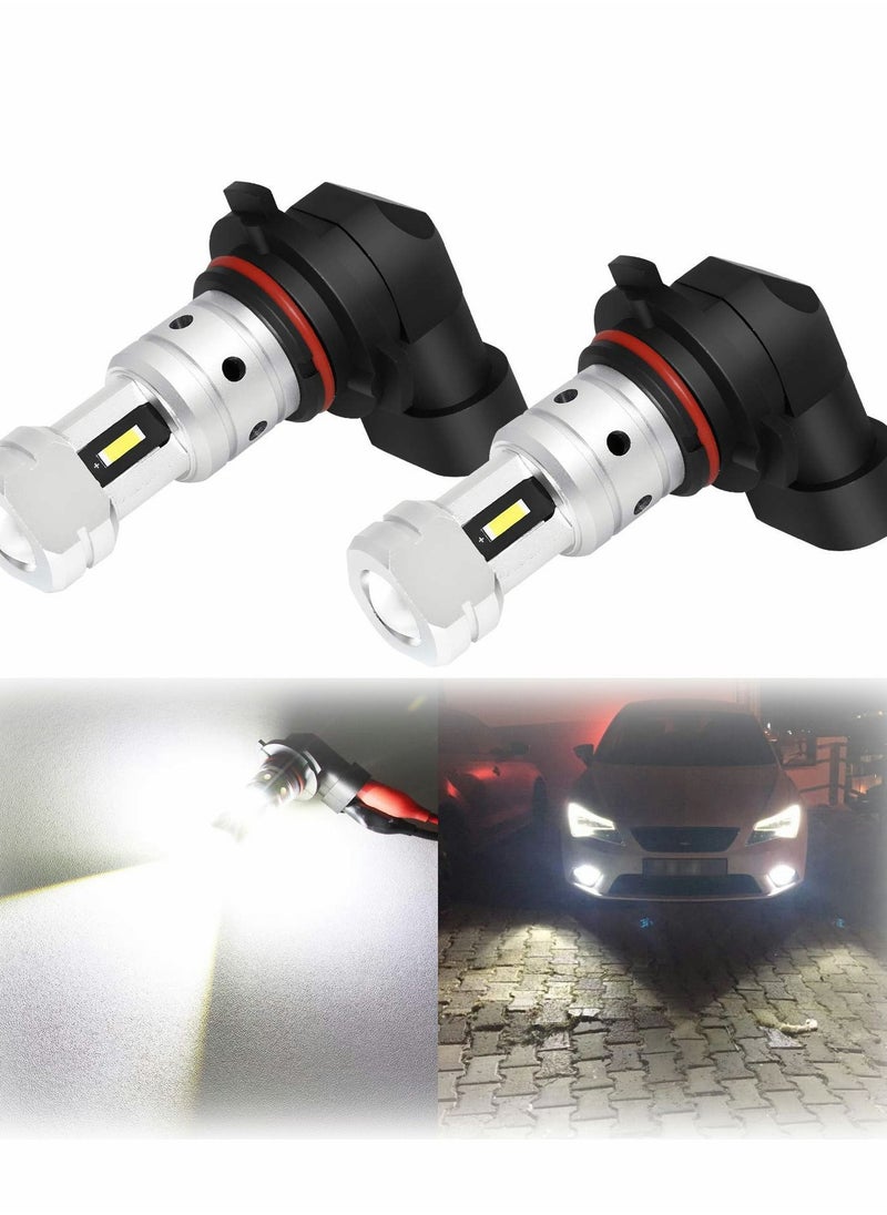 SYOSI 3800 Lumens 9006 LED Fog Light Bulbs Super Bright CSP HB4 LED Bulb Replacement for Car Truck, 6000K Xenon White 