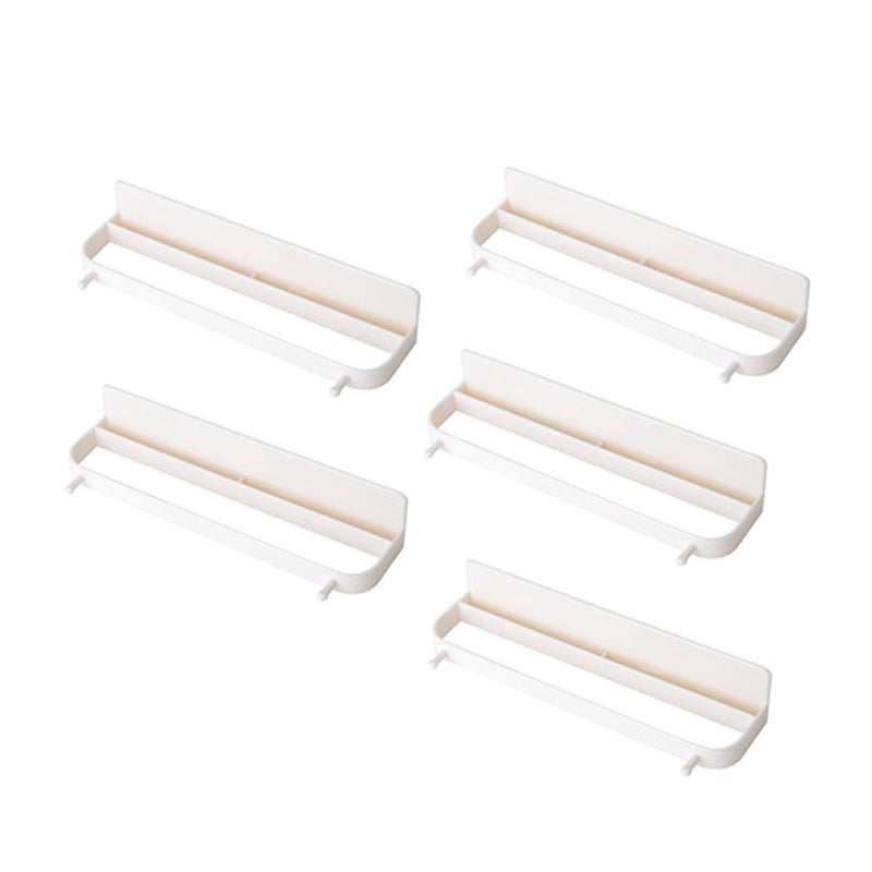 Wall Mounted Shoe Rack 5 Tier Space Saving Organizer for Bathroom Sturdy Easy Installation - Image 2