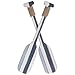 Hobby Lobby Hobby Lobby Nautical Ship Boat Paddles Ocean Striped Oars Wood Wall Hanging Home DÃƒÂ©cor - Image 2