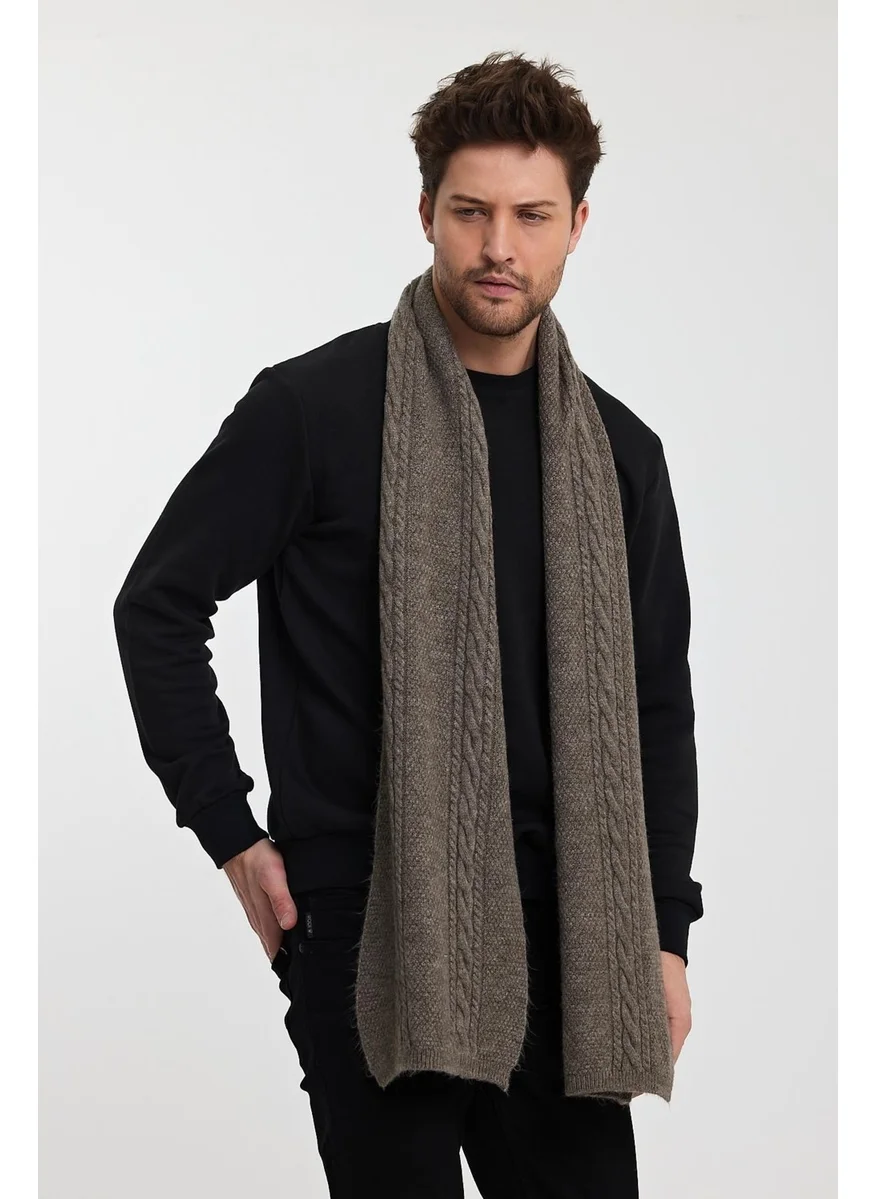 الكسندر جاردي Alexandergardi Knit Detailed Long Knitwear SCARF(E24-SCARVES-ERKK)