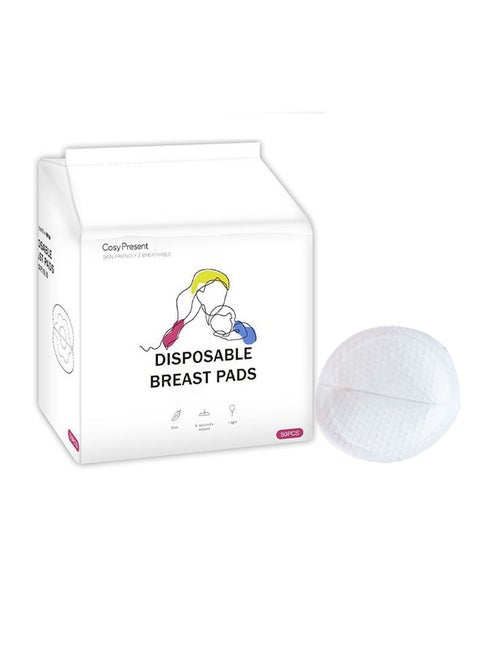 Disposable Breast Pads Leakproof Design Individually  50 Pieces