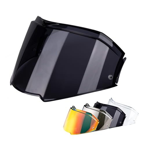 VCOROS Helmet Visor For Valiant II Helmet Visor UnisexAdult Flip Up Helmets Replacement Helmet Shield Black