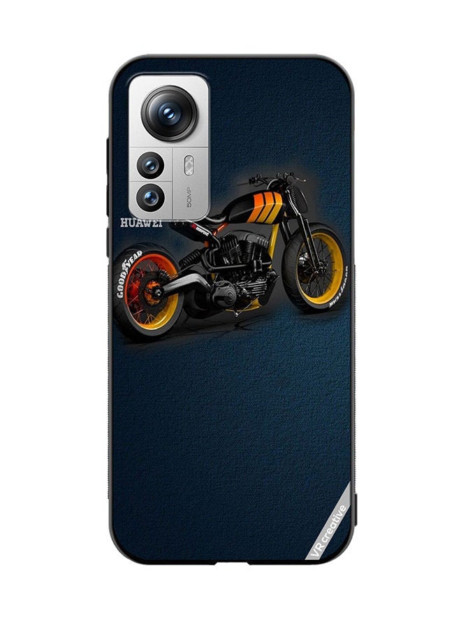 VR CREATIVE Protective Case Cover For Xiaomi 12 Pro Bike Design Multicolour - Image 1