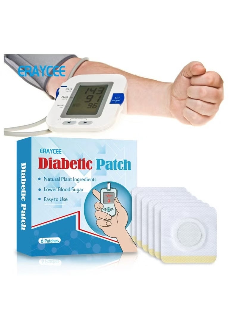 ERAYCEE Herbal Health Patch for Blood Sugar Regulation, Acupuncture Point Balance, Elderly Health Care, and Flat Blood Sugar Levels (6 Patches * 2 Boxes)  - Image 5