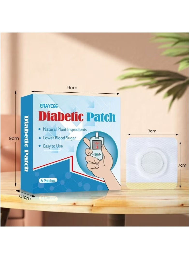 ERAYCEE Herbal Health Patch for Blood Sugar Regulation, Acupuncture Point Balance, Elderly Health Care, and Flat Blood Sugar Levels (6 Patches * 2 Boxes)  - Image 3
