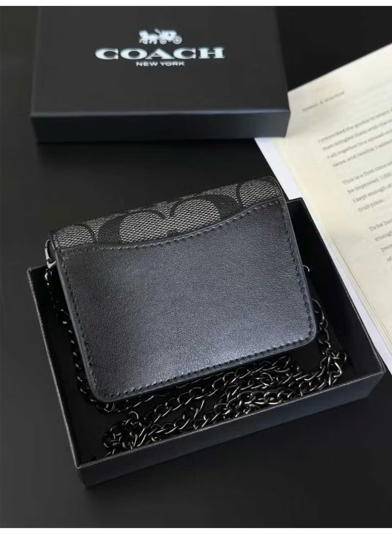 كوتش اوت ليت حقيبة يد/محفظة صغيرة مع سلسلة - Image 3