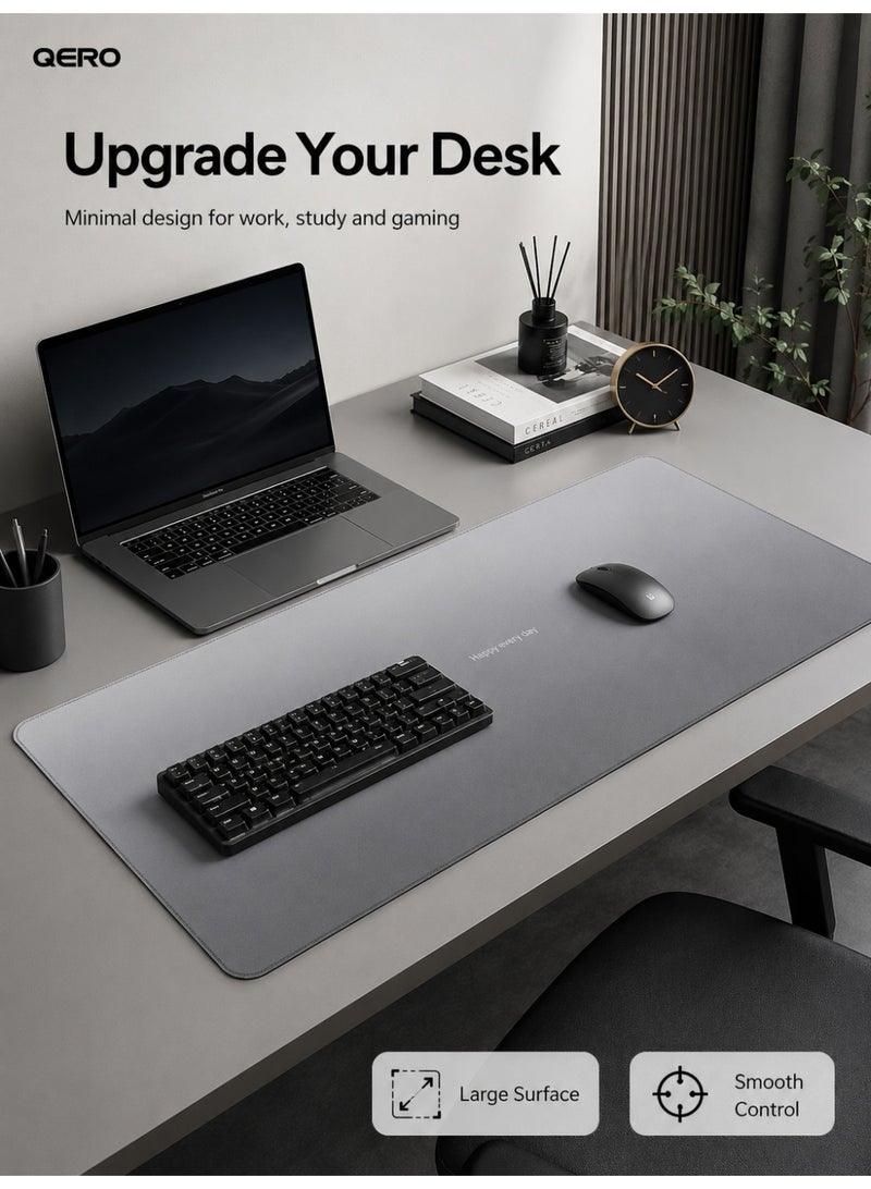 QERO Large Gaming Mouse Pad 800x300mm, Gradient Extended Desk Mat with Non-Slip Rubber Base for Keyboard Mouse Office and Gaming - Image 4