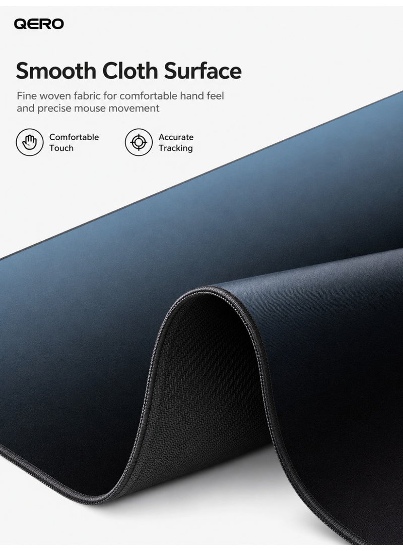 QERO Large Gaming Mouse Pad 800x300mm, Gradient Extended Desk Mat with Non-Slip Rubber Base for Keyboard Mouse Office and Gaming - Image 5