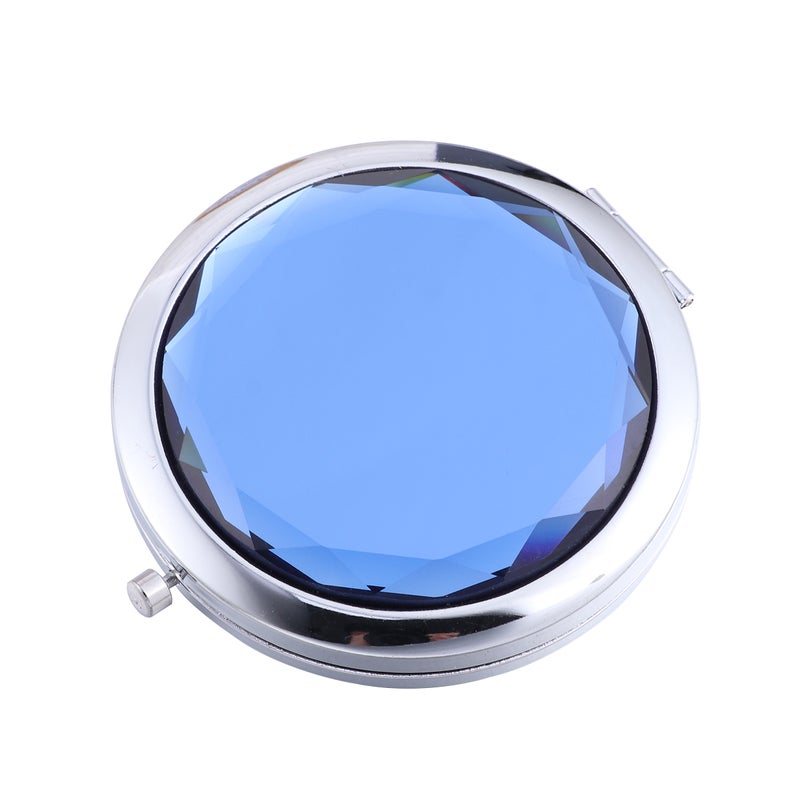 Crystal Mirror Folding Double-sided Makeup Mirror Portable Cosmetic Mirror ( ) - Image 5