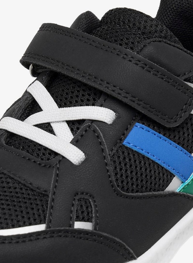 جونيورز سنيكرز أولاد بنعل خارجي بنمط ألواح وإغلاق بشريط لاصق - Image 5