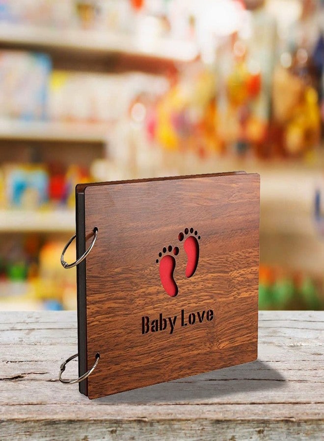 WallDaddy - Scrap Book Photo Album Book Scrapbook for Memories Photo Albums for Photos Collection Slam Book for Memories 4x6 5x7 200 Photos Memory Book Size (22 cm X 16 cm) (Baby love) - Image 1