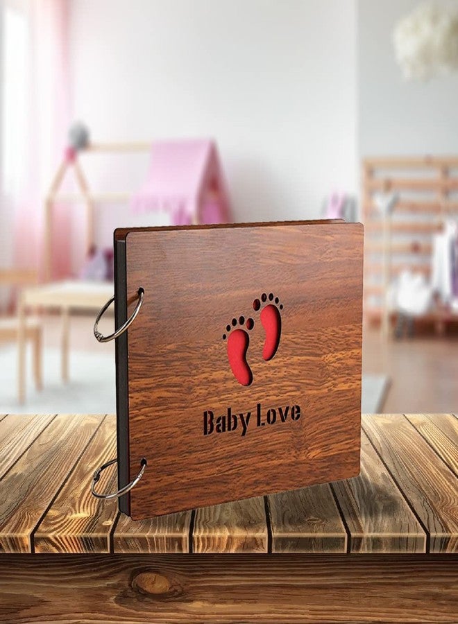 WallDaddy - Scrap Book Photo Album Book Scrapbook for Memories Photo Albums for Photos Collection Slam Book for Memories 4x6 5x7 200 Photos Memory Book Size (22 cm X 16 cm) (Baby love) - Image 3