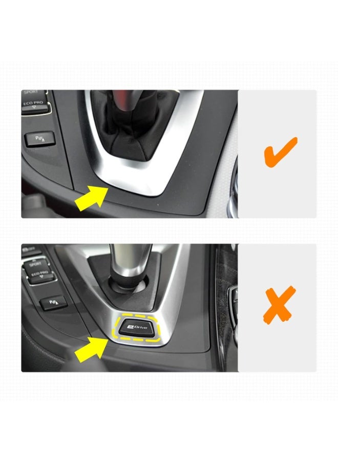 Car Gear Shift Frame Cover Trim Sticker Decals fit for BMW F20 F21 F22 F23 F30 F31 F32 F33 F34 F35 F36 Accessories (Style C) - Image 2