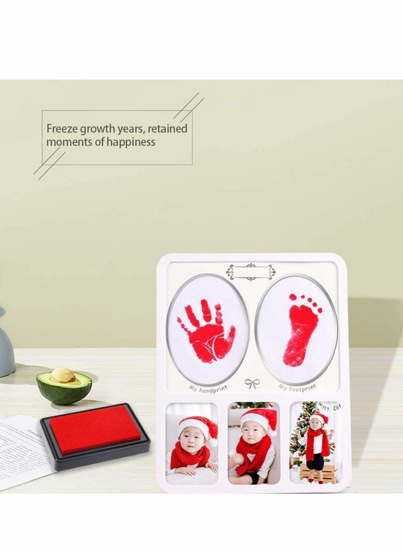 Y&D Baby Handprint and Footprint Ink Pads - 6Pieces Non Toxic Safe Print Kits for Babies Easy to wash Off Pet Paw  - Image 2